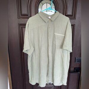 Marine Layer Linen Style Shirt. Men’s Short sleeve shirt XXL 2XL